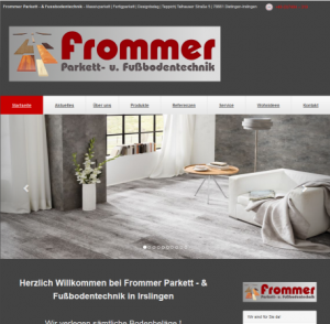 Bild Startseite Frommer WOTEX Onlinekit